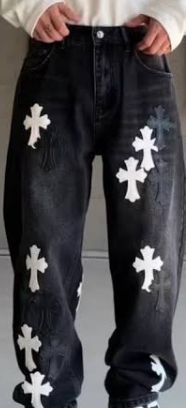 Chrome hearts dzinsai