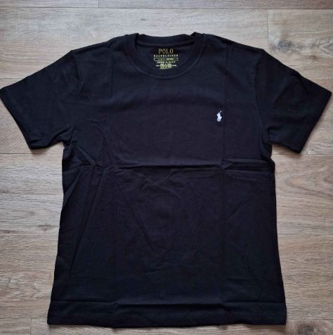 Ralph Lauren polo tshirt (Black, white logo)