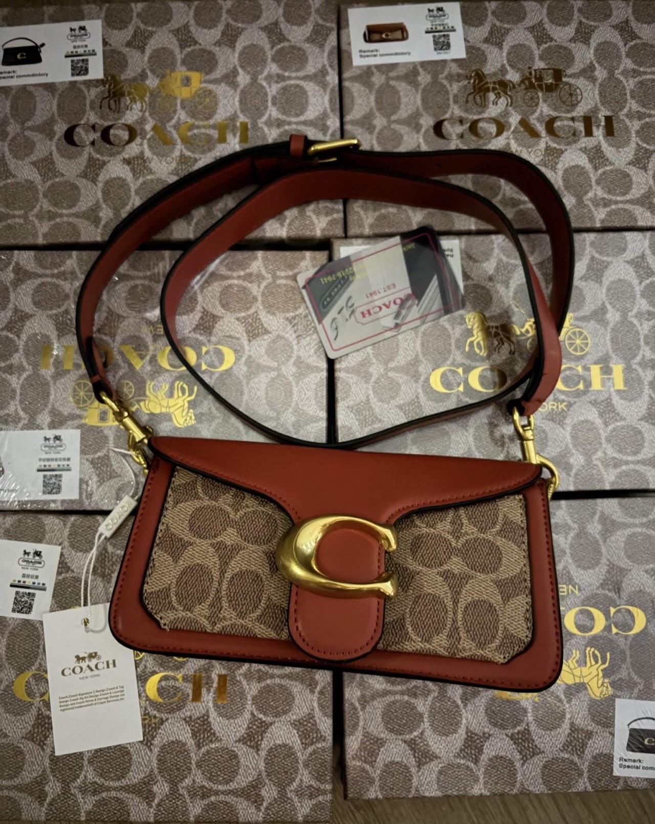 Coach handbag 1:1 ( brown )