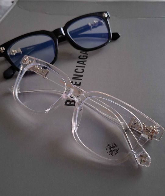 Chrome Hearts Glasses (Permatomi/Sidabriniai)