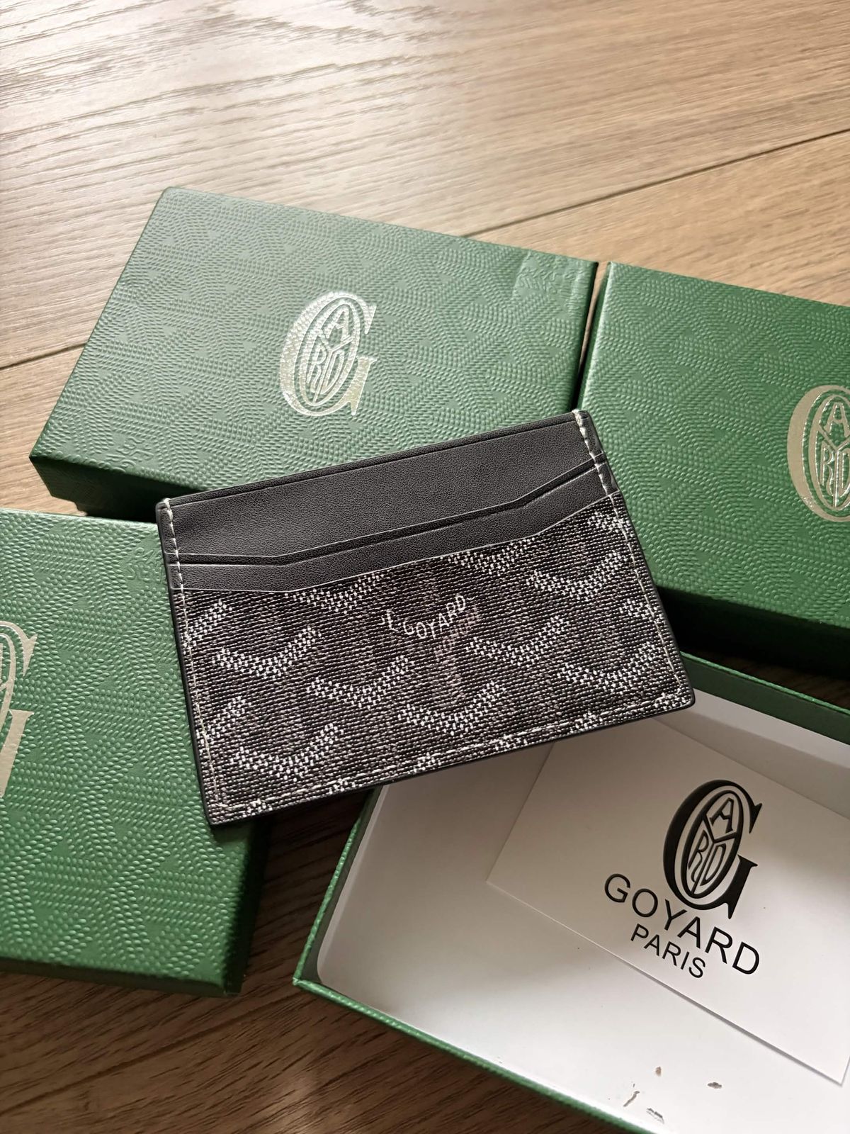 Card Holder Goyard (Juodas)