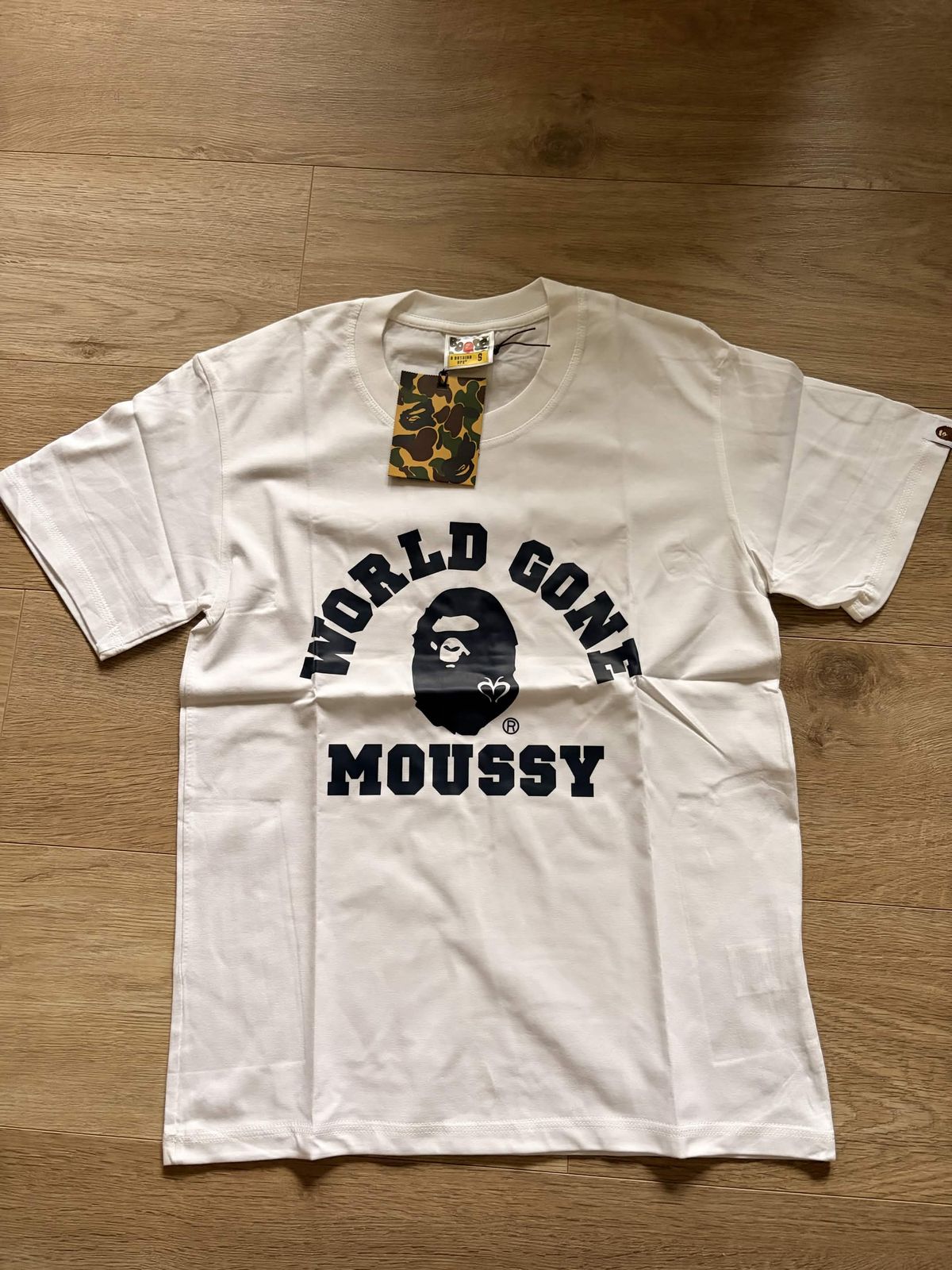 Marškinėliai Bape (Balta/Mėlyna)