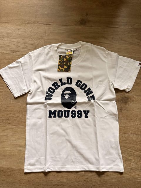 Marškinėliai Bape (Balta/Mėlyna)