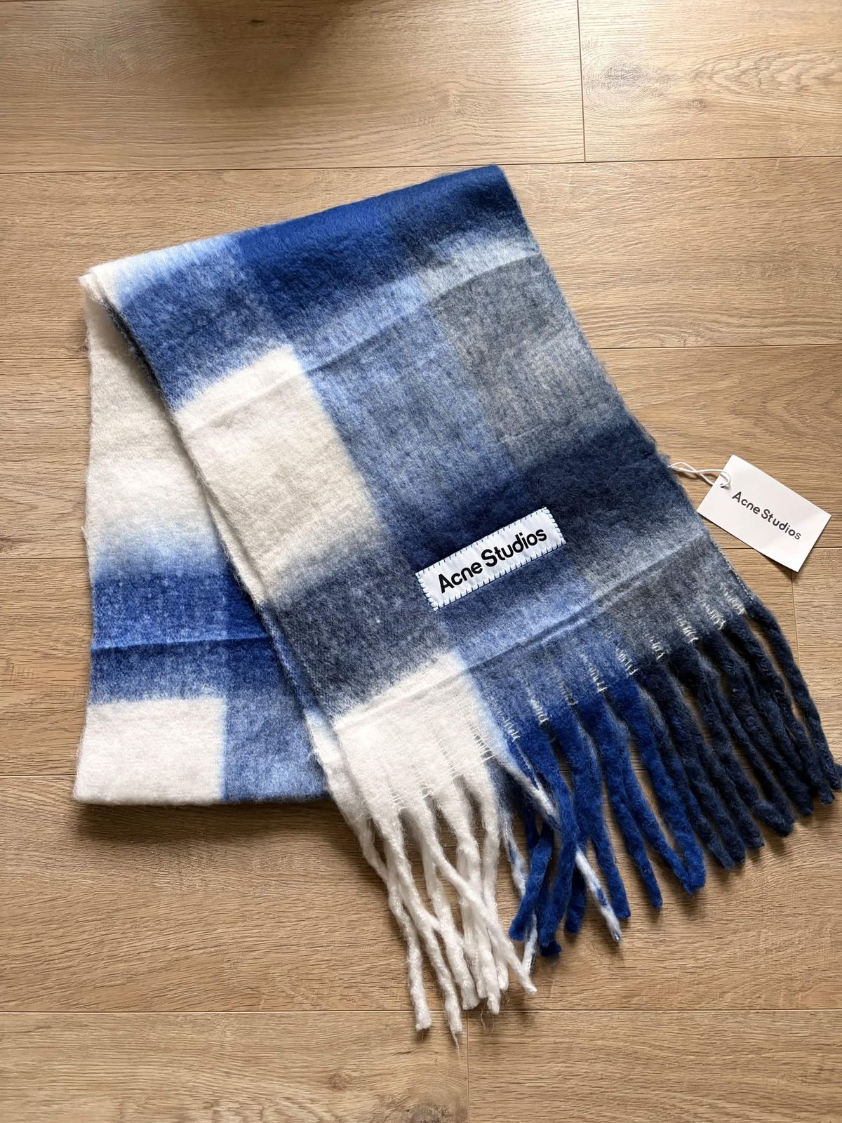 Šalikas Acne Studios (Mėlynas)
