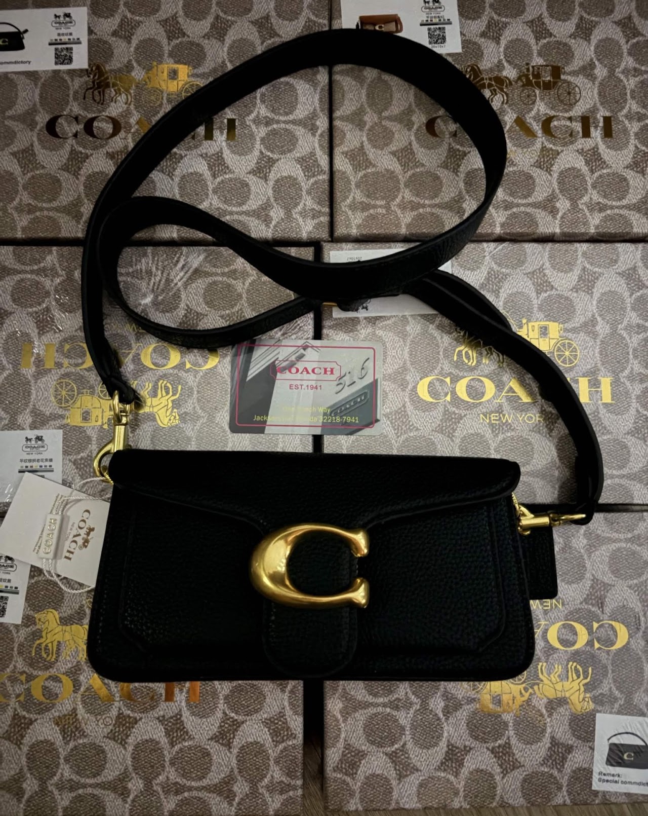 Coach handbag ( black )