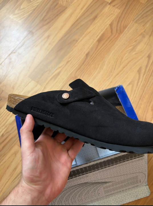 Birkenstock tapkės (juodos)