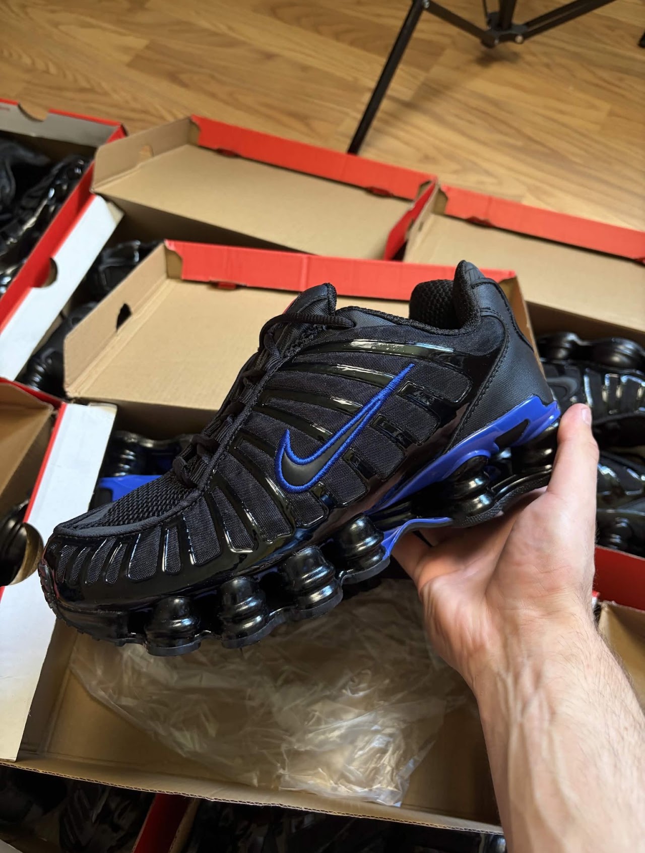 Nike Shox Black/Blue